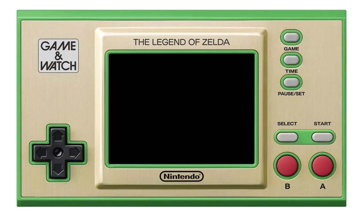 Nintendo Game & Watch The Legend Of Zelda Color  Dorado Y Verde