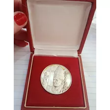 Medalla Visita De Juan Pablo Ii Ano 1988 De Plata