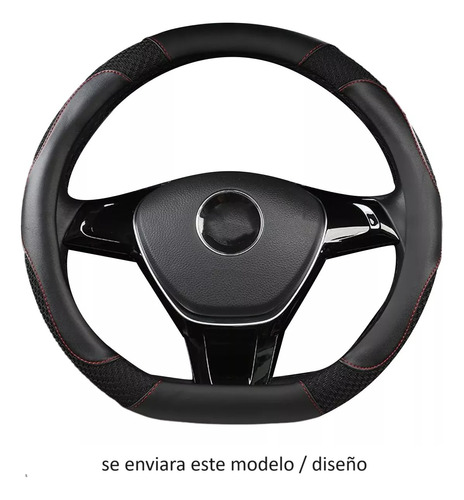 Funda Cubre Volante Tipo D P/ Jetta Kia Cupra Nissan Mg Seat Foto 3