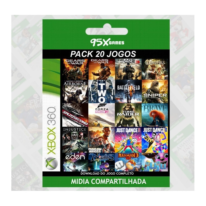 Combo 16 jogos – Midia Digital Xbox 360 - 95xGames