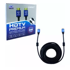 Cable Hdmi Hdvt 20 Mts C/ Doble Filtro 4k 2.0 V Punta Metal