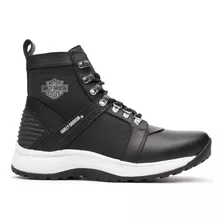 Tenis Bota Ligera Biker Hombre Negro Harley Davidson - Avilé