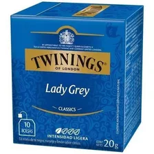 Te Twinings Lady Grey Caja X 10 Saquitos 20g Infusiones