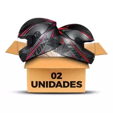 Capacete Fechado R8 Esportivo 2 Unidades Feminino Masculino