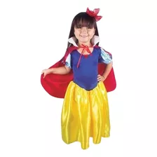 Fantasia Personagem Branca De Neve Com Capa - Fantasy