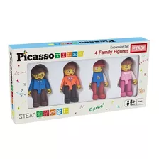 Pta01 4 Piezas Familia Juguetes Magneticos Picasso Tiles
