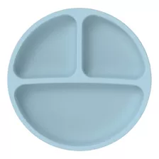 Plato Circular De Silicona Para Bebés Con Chupas Adherentes 