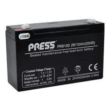 Bateria De Gel Press 6v 10ah Autitos Juguetes Coche
