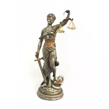 Figura Decorativa Diosa Temis Justicia Balanza Themis 35 Cm