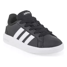 Zapatillas adidas Grand Court 2.0 Niño Negra Solo Deportes