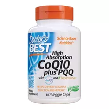 Doctors Best Absorción Coq10 Plus Pqq, Sin Gluten, Fermentad