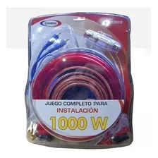 Kit De Cables De Instalación Para Potencia, Audiocar 1000w