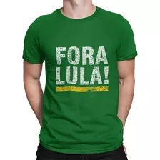 Camiseta Fora Lula Camisa Brasil Masculina Ele Não