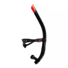 Snorkel Frontal Plus Color Negro Con Rojo Marca Escualo