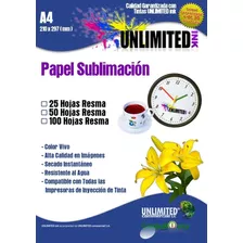 Papel Transfer Tejido Claro, 10 Hoja A4 Tintas Unlimited Ink