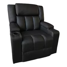 Sillón Reclinable Masajeador Vibratorio Apto Cine En Casa