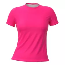 Camiseta Feminina Dry Fit Básica Baby Look Treino Casual