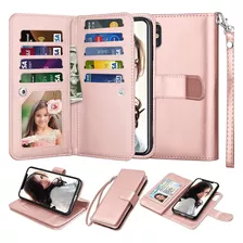 Funda Rosa Tipo Billetera Para iPhone XS Max