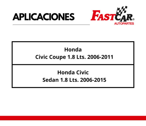 2 Amortiguadores Traseros Honda Civic Sedan 1.8l 2006 2011 Foto 4