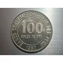 Moneda 100 Soles De Oro Año 1982