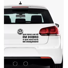 Adesivo Carro Caminhão Frase Que Deus Lhe Dê Em Dobro Moto