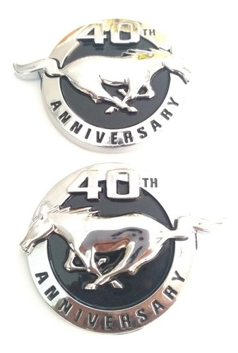 Emblemas Laterales Ford Mustang 40 Aniversario Foto 4