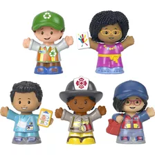 Fisher-price Little People Community Heroes Juego De Figuras