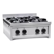 Anafe A Gas 4 Hornallas Semi Industrial 60cm Cook & Food