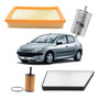 Filtro Aire Peugeot 206 2000 Ew10j4s Dohc  2.0 2005 Peugeot 206