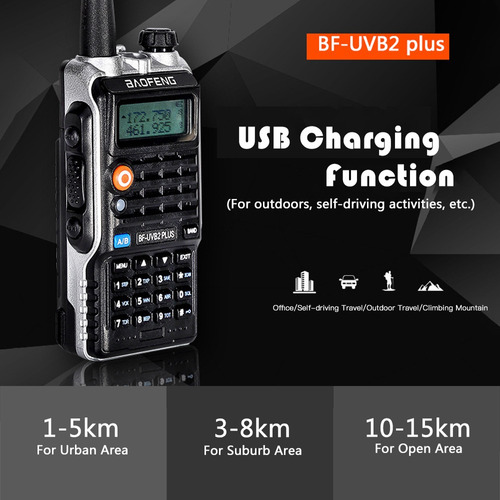 Baofeng Bf-uvb2 Plus - Transceptor Fm (pantalla Lcd) Foto 4