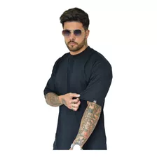 Camiseta Blusa Masculina Oversized Skate T-shirt Gola Grossa