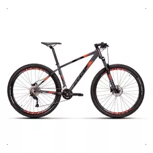 Bicicleta Mtb Sense Fun Evo 2023 Freio Hidráulico 2x9v Cor Cinza Grafite Vermelho Tamanho Do Quadro L