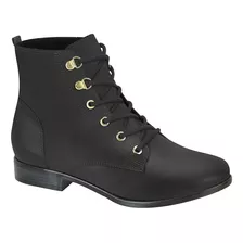 Bota Coturno Feminino Moleca Cadarço 5335.107 Promoçao