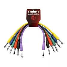 Patch Juego De 6 Cables Colores 0.15m. Plug 
