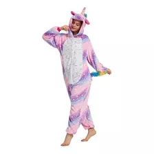Pijama Kigurumi Adulto Infantil Unicornio Multi Plumitaa Off