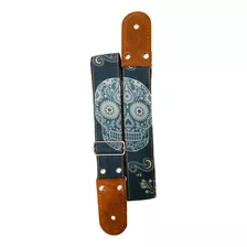 Strap Kidam Calaveras Mexicanas - Thalí Para Guitarra O Bajo