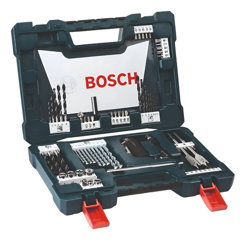 Set Juego Mechas Bosch V-line 68 Pz Puntas Tubos Avellanador