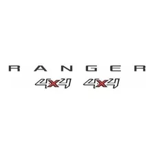 Kit Emblemas Adesivos Ford Ranger 4x4 2013 2014 2015