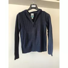 Campera Old Navy T 10/12 C Cierre Azul De Algodón C Ochos