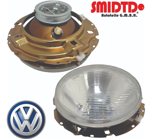 Kit Chapas Manijas C/llave Faros Y Foco Vw Sedan 73-92 1.6 Foto 5