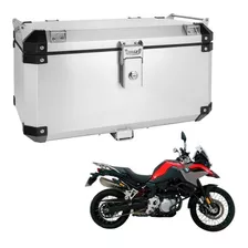 Bauleto Atacama 55l F 850 Gs Premium Tft+ Aluminio Escovado Top Case Bráz