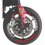 Kit Stickers Reflejantes Tapas Y Rines De Moto Pulsar Rs200