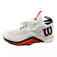 Tenis Wilson Rush Pro Tour Mid White Black Red