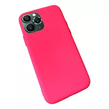 Funda Silicona Mate Gamuza Felpa Compatible iPhone 11 Pro