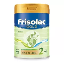 Leche De Fórmula En Polvo Frisolac Gold 2 En Lata De 1 De 800g - 6 A 12 Meses