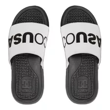 Ojota Dc Shoes Modelo Slide Blanco Negro Nueva Coleccion