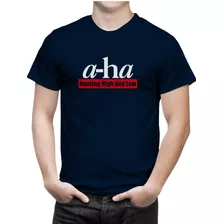 Camiseta Masculina Show Banda A-ha Tour Musica Rock Camisa 4