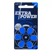 6 Pilhas Baterias Auditiva 675 Extra Power 1 Cartela