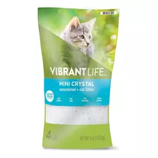 Vibrant Life Mini Cristales Para Arenero 4 Lb Arena Gato