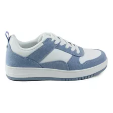 Tenis Para Mujer Lob Footwear Pu/textil Blanco 57004019